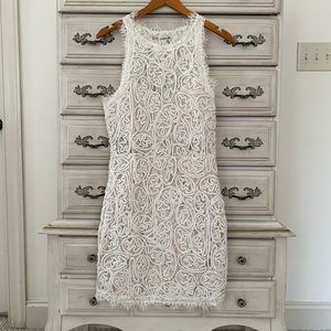 Vici White Lace Dress